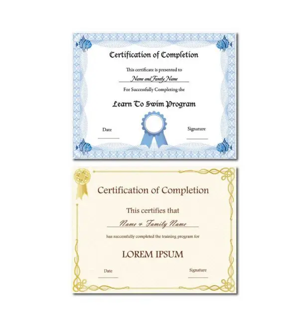 ผลิตเกียรติบัตร Certificate